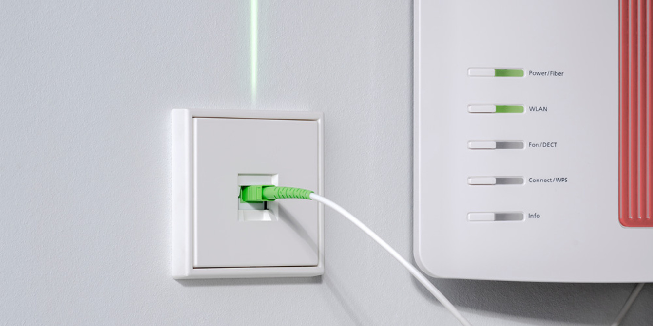 Die neuen Glasfaser-Anschlussdosen bei SES Schleusinger Elektro-Service GmbH in Schleusingen