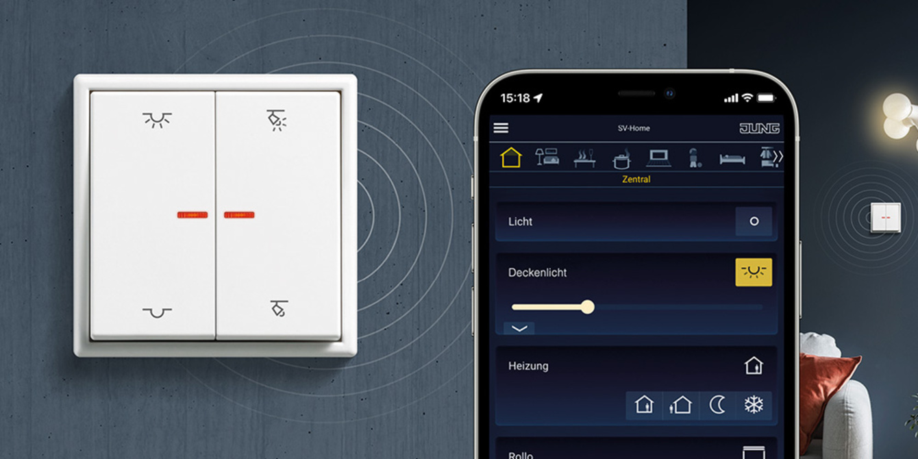 KNX RF Taster bei SES Schleusinger Elektro-Service GmbH in Schleusingen